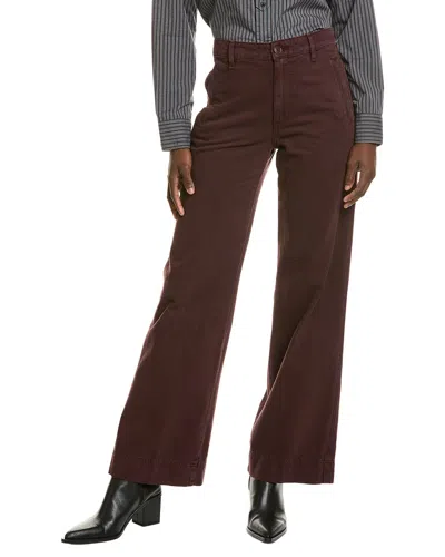Amo Denim Amo Frida Trouser In Burgundy