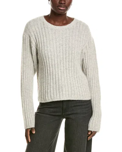 Amo Denim Amo Hallie Alpaca & Wool-blend Sweater In White