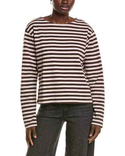 Amo Denim Amo Hepburn Top In Brown