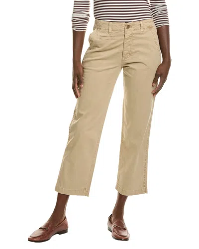 Amo Denim Amo Lillian Crop Chino In Neutral