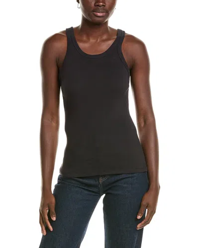 Amo Denim Amo Long Rib Tank In Black
