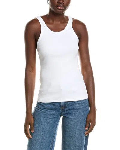 Amo Denim Amo Long Rib Tank In White