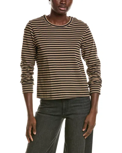 Amo Denim Amo Love T-shirt In Brown