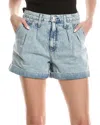 Amo Denim Amo Marcella Pleated Short In Blue
