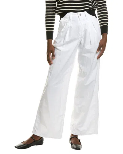 Amo Denim Amo Sheryl Linen-blend Trouser In White