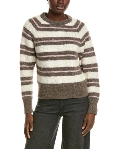 Amo Denim Amo Sydney Alpaca & Wool-blend Sweater In White