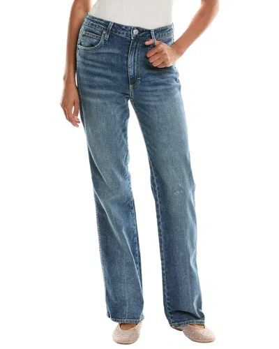 Amo Denim Amo Willa Grace Slim Flare Jean In Blue