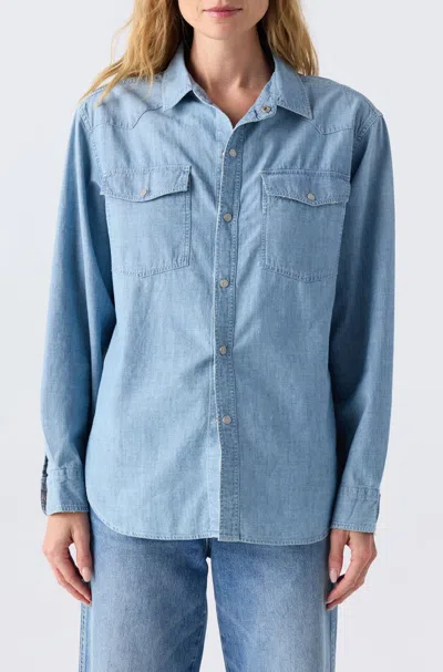 Amo Denim Angela Shirt In Blue