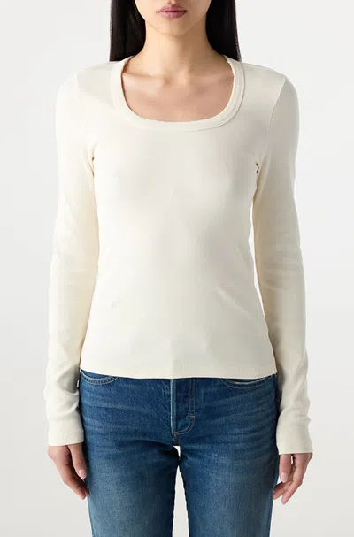 Amo Denim Angelina Long Sleeve In White