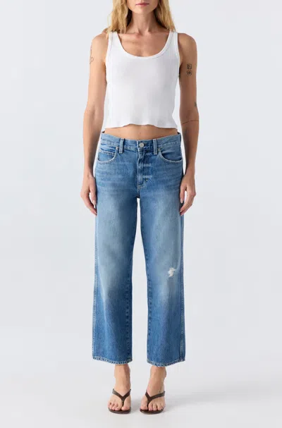 Amo Denim Billie Cropped Jeans In Warmth