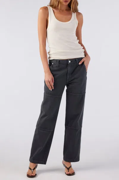 Amo Denim Billie Field Pant In Black