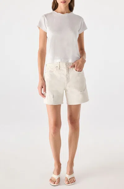 Amo Denim Billie Short In White