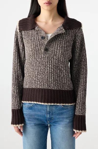 Amo Denim Bobbie Sweater In Brown