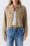 Amo Denim Carly Jacket In Brown