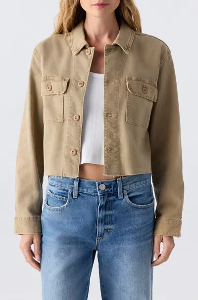 Amo Denim Carly Jacket In Brown