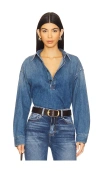 Amo Denim Carole Shirt In Blue