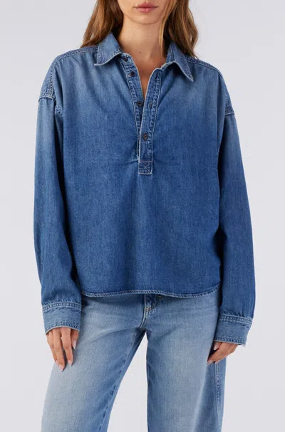 Amo Denim Carole Shirt In Blue