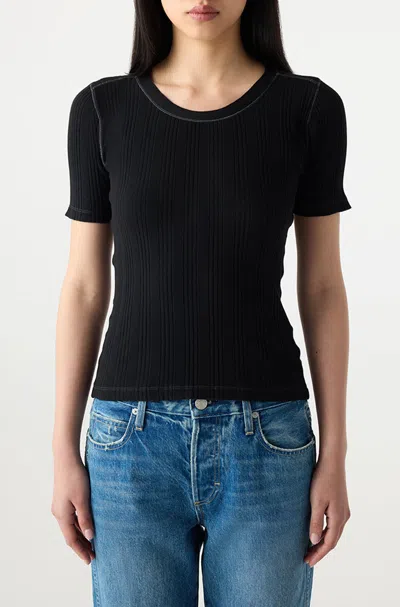Amo Denim Cherish Tee In Black