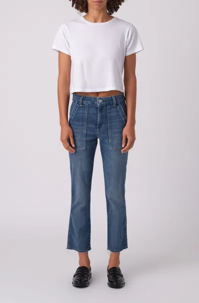 Amo Denim Easy Army Trouser In Blue