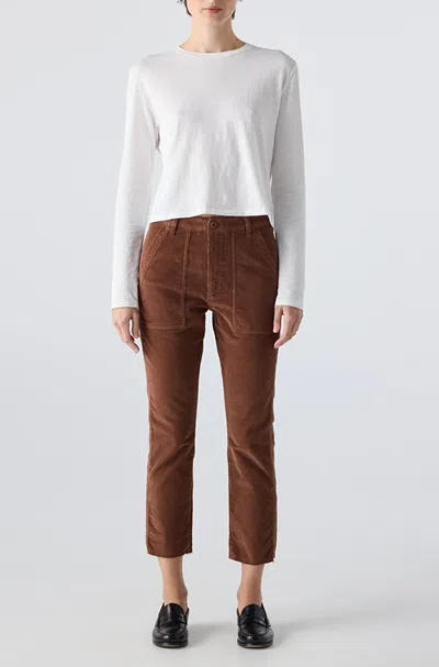 Amo Denim Easy Army Trouser Cord In White