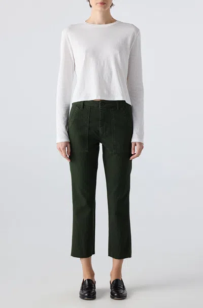 Amo Denim Easy Army Trouser In Green