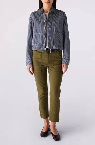 Amo Denim Easy Army Trouser In Green