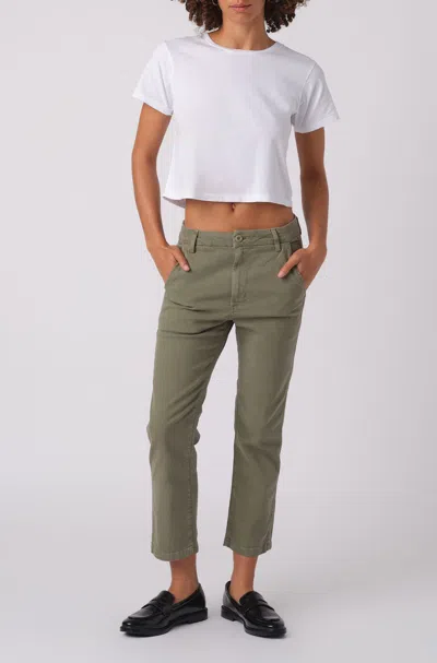 Amo Denim Easy Trouser In Gray