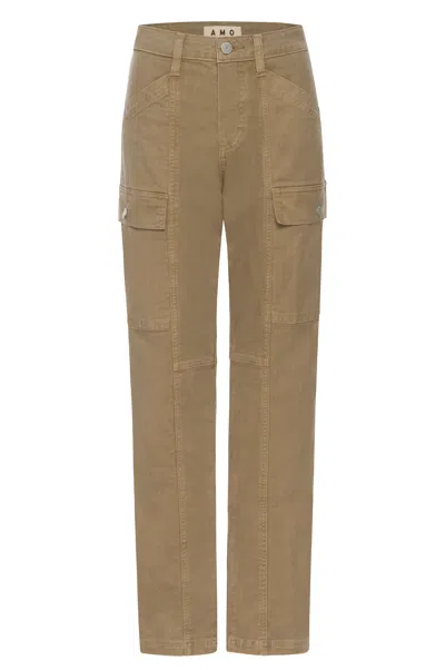 Amo Denim Ellen Cargo In Green