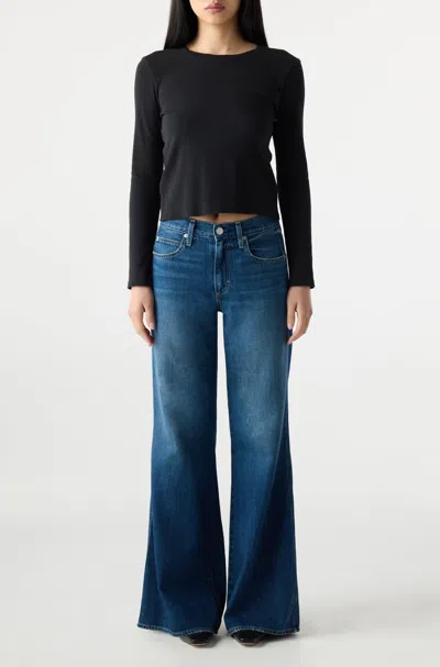 Amo Denim Faith Flare In Blue