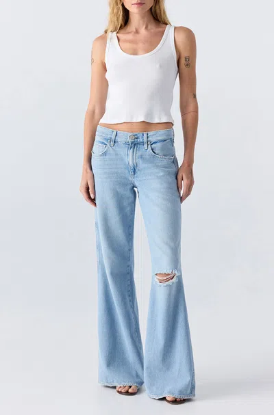 Amo Denim Faith Flare In Blue