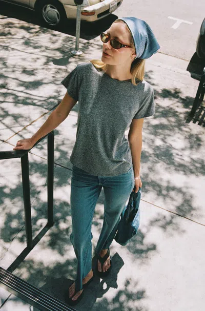 Amo Denim Georgia Crop In Gray