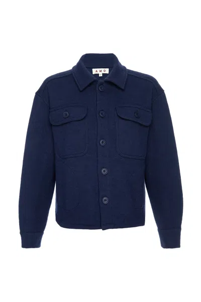 Amo Denim Halle Shirt Jacket In Blue