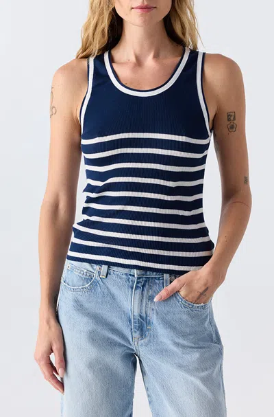 Amo Denim Ladylove Tank In Blue