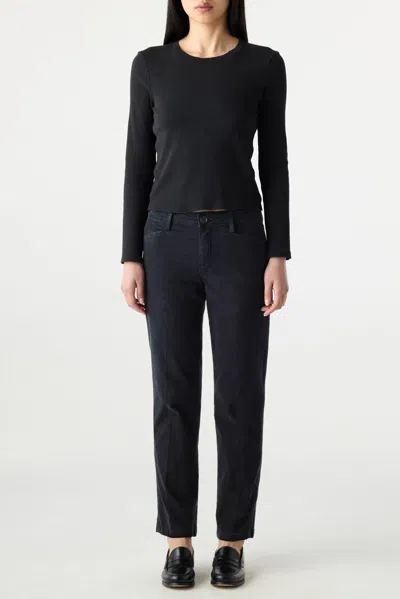 Amo Denim Libby Trouser In Black
