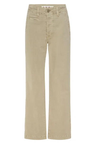 Amo Denim Lillian Crop Chino In Neutral
