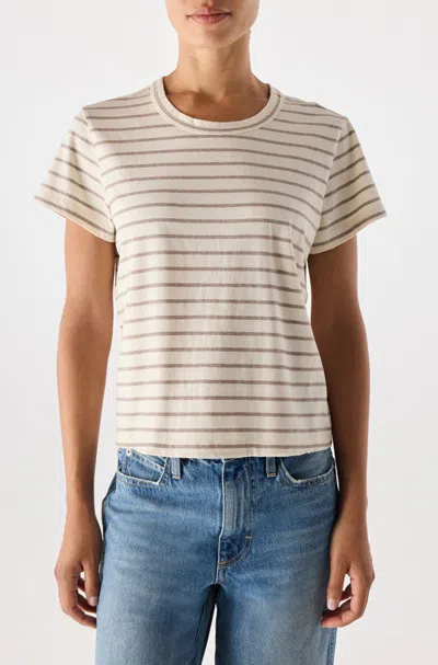 Amo Denim Lovey Tee In Neutral