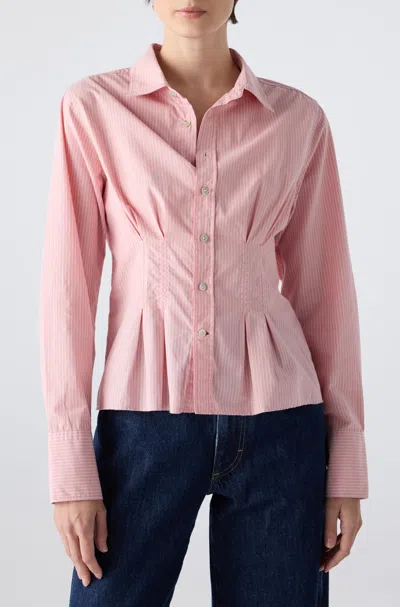 Amo Denim Lucinda Shirt In Pink