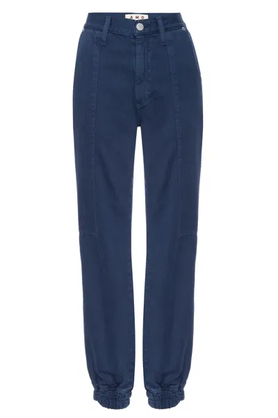 Amo Denim Madeline Jogger In Blue