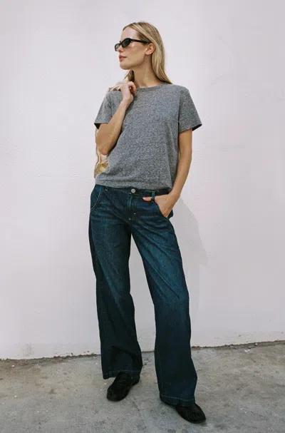Amo Denim Margot Trouser In Gray