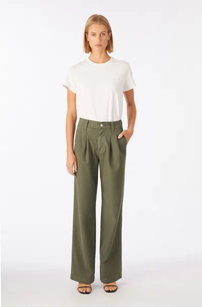 Amo Denim Matilda Trouser In Green