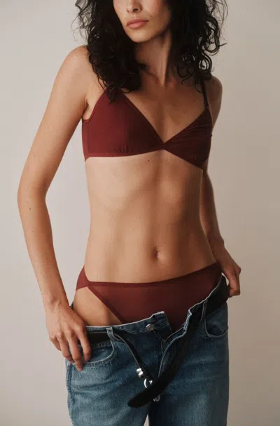 Amo Denim Mies Brief In Burgundy