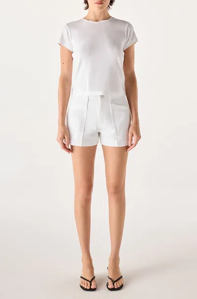 Amo Denim Rebecca Short In White