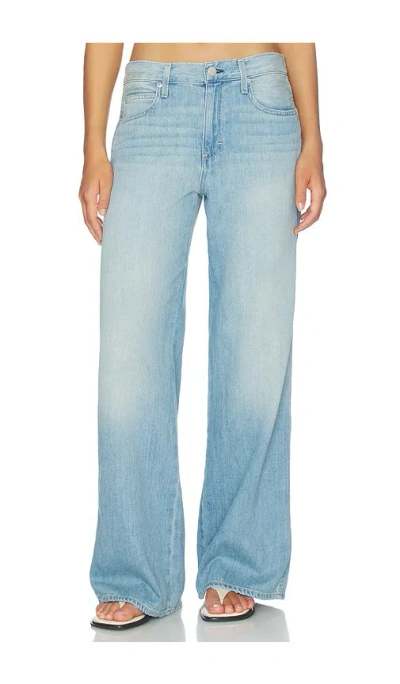 Amo Denim Regina Wide Leg Jeans In Blue