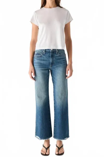 Amo Denim Robbie Mid Rise Relaxed Jean In Lull In Blue