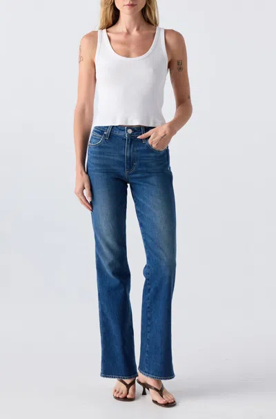 Amo Denim Rosa Flare In Blue