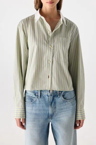 Amo Denim Ruth Crop In Green