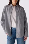 Amo Denim Ruth Oversized Shirt In Blue