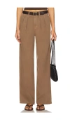 Amo Denim Sheryl Trouser In 咖啡色
