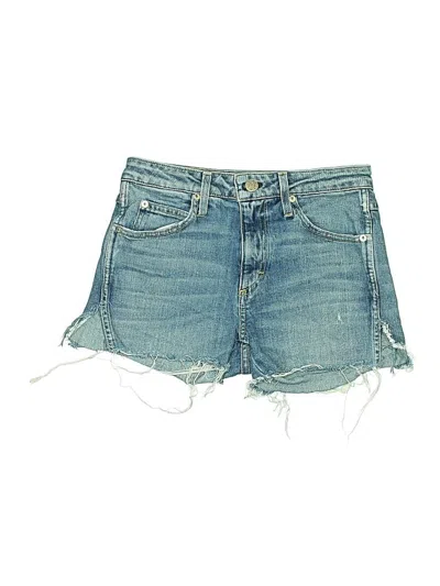 Pre-owned Amo Denim Shorts In Blue