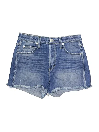 Pre-owned Amo Denim Shorts In Blue